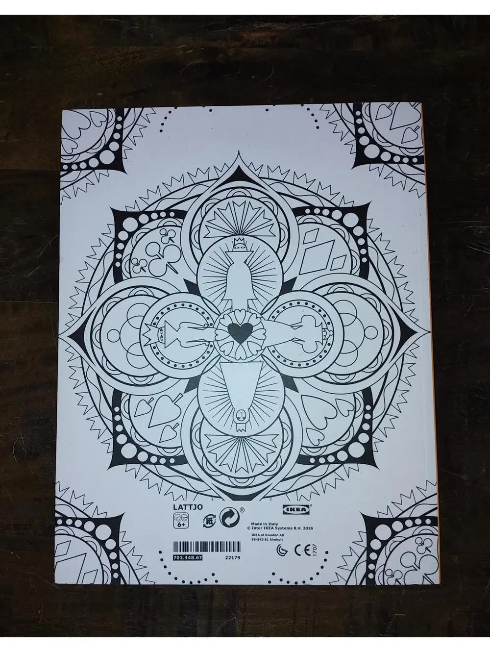 NEW - ikea LATTJO adult coloring book